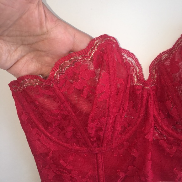 NWT Victoria’s Secret Dream Angels strapless red - Picture 2 of 9